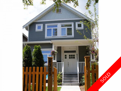 Vancouver Half Duplex for sale: 3 bedroom 1,068 sq.ft. (Listed 2015-08-21)