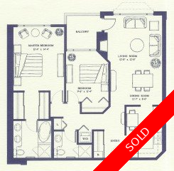 Oaklands Apartment for sale: 2 bedroom 1,030 sq.ft. (Listed 2006-02-15)